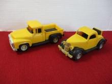 Strombecker Plastic Ford Vehicles-Pair