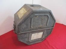 Vintage Goldberg Bros. 20th Century Fox 35mm Double Film Canister Reel Case