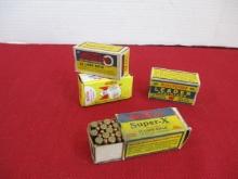 Winchester/Western .22 Cal Ammunition Boxes with Full Contents