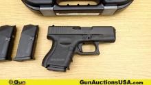 Glock 26 9X19 Pistol. NEW in Box. 3 3/8" Barrel. Semi Auto Compact, reliable, and packs a punch. Per