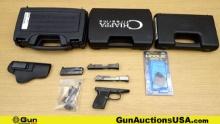 Hogue, Kel-Tec, Etc. Pistol Cases, Pistol Frame, Etc.. Lot of 10; 3-Polymer Pistol Cases, 1-Leather