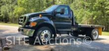 2004 Ford F650 SD S/A Flatbed Truck