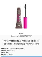 Nyx Thickening Brow Mascara, Retail $12.00