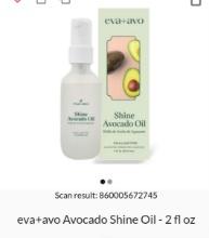 Eva + Avo Avocado Shine Oil, Retail $12.00