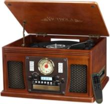 Victrola 8-in-1 Bluetooth Record Player & Multimedia Center, Built-in Stereo Speakers, $139.99 MSRP