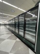 32 doors Hussmann RL Frozen Food, gas defrost