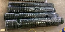 Qty. 4 New Unused Rubber Coated Wire Fence, 6' High, 4 Roll
