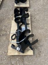 Unused MIVA Auger for Mini Excavator with 8", 12" and 15" Bits