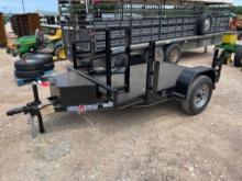 2024 Double A 5'X8' Welding Trailer with Bottle Racks, and Lead and Hose Racks VIN 11785 MSO, $25