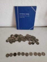 10 BUFFALO NICKELS- EARLY JEFFERSON NICKELS AND WHITMAN JEFFERSON HEAD NICKEL COLLECTION BOOKLET