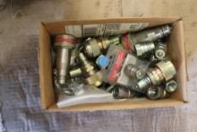 LARGE QUANTITY OF HYDRAULIC FITTINGS AND ENDS