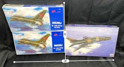 3 Military Aircraft Model Kits Suchoj, Su-22m3 Kopro
