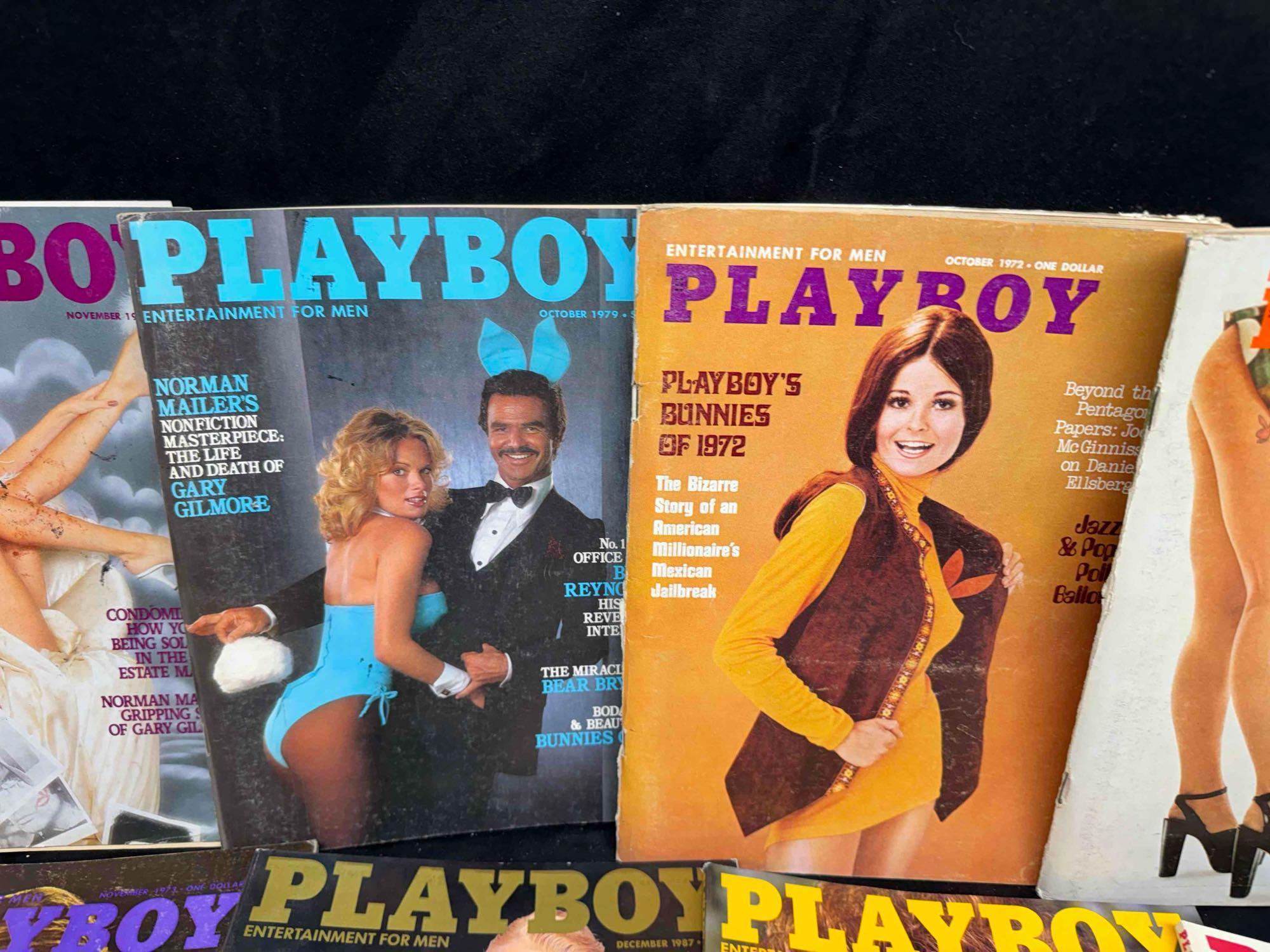 16 Vintage Playboy Magazines 1980s-1990s Centerfolds, Vanna White