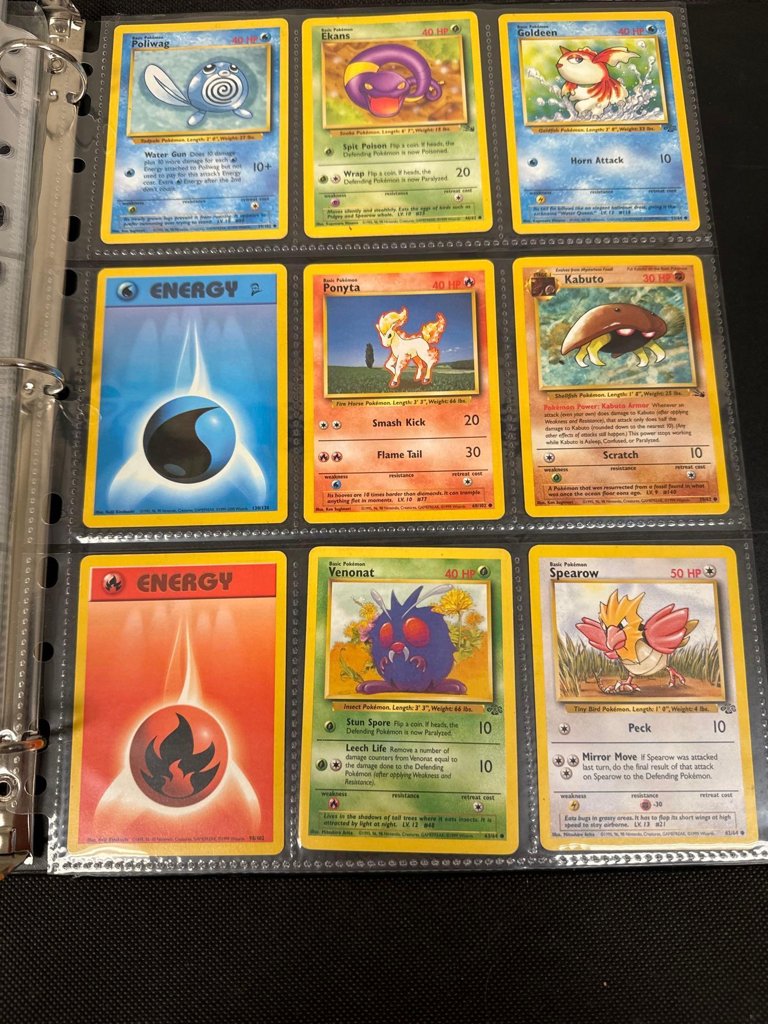 Binder Of Pokemon WTOC 1990s Cards 1st Edition Base,Team Rocket, Fossil, Jungle, Base 2 and Neo Geo