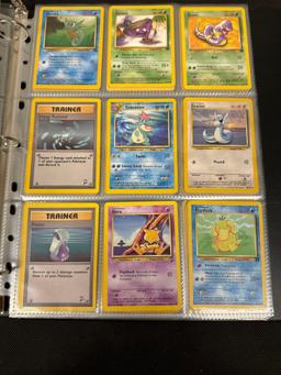 Binder Of Pokemon WTOC 1990s Cards 1st Edition Base,Team Rocket, Fossil, Jungle, Base 2 and Neo Geo