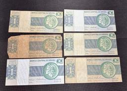 Brazil Banknotes Cruzeiros