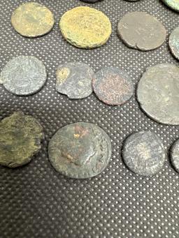 Nice Lot Of Roman And Greek Coins 400 Bc to 200 AD