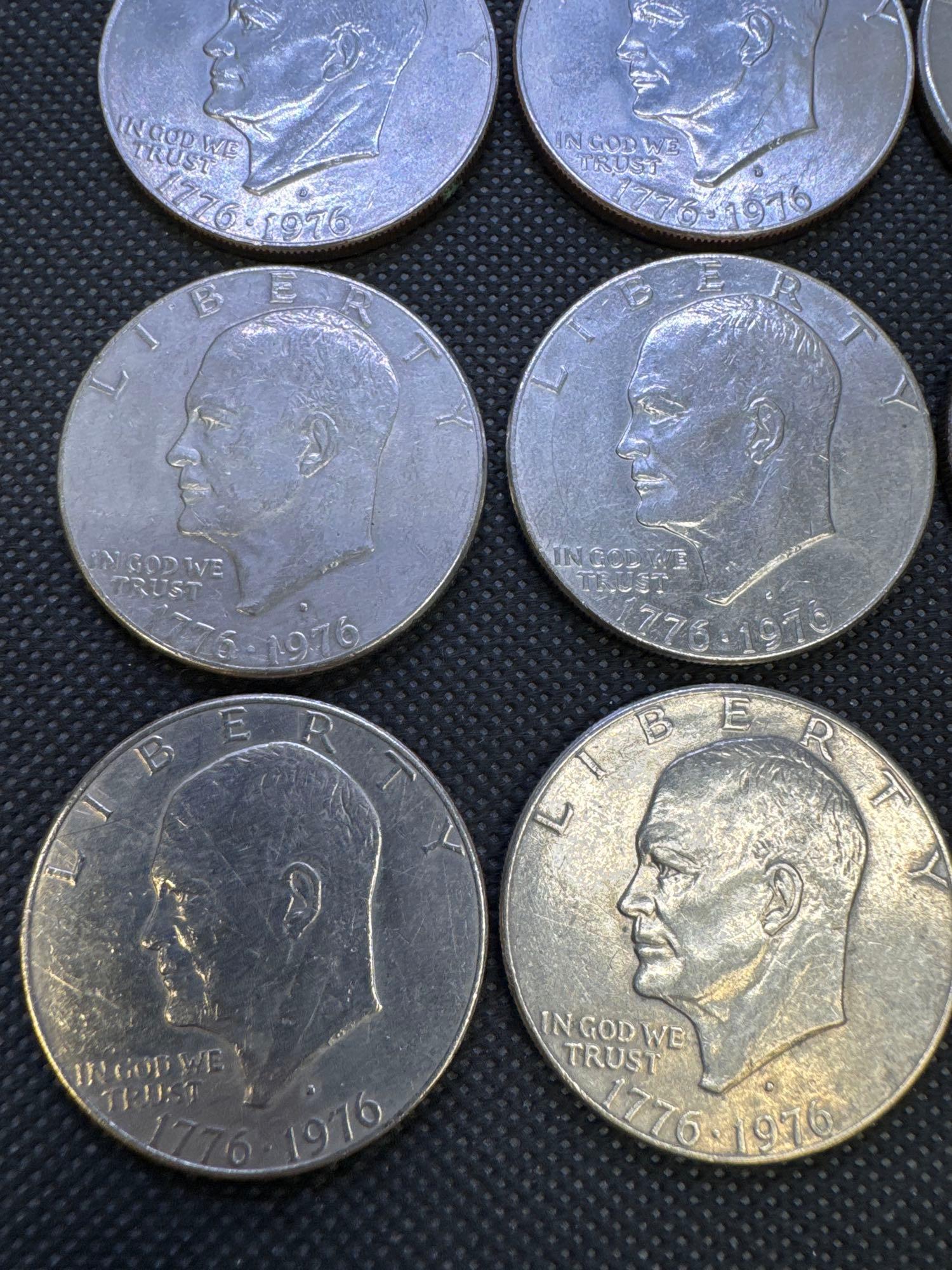 20 bicentennial Eisenhower dollars 451.0 Grams