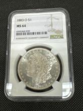 NGC MS64 1883-O Morgan Silver Dollar