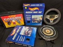 Vintage Hotwheels and Matchbox Collector Carry Cases and Backseat Travel Trays