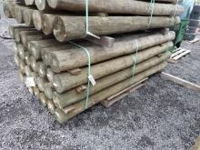 (28) Treated 6' x 8' Fence Posts
