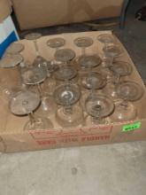 Box of Assorted Stemware/Wine Glasses.