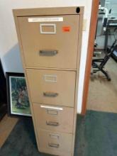 Pictured twice because it is identical to the other Four Drawer Filing Cabinet metal. Being sold