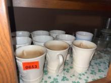 Coffee mugs the first three Irish handcrafted coffee cups.