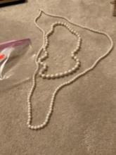 Pearl costume jewelry