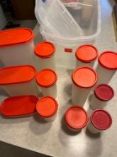 miscellaneous Tupperware containers