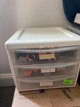 three drawer container