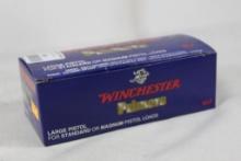 One box of Winchester large pistol primers. Approx count 850.