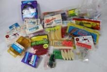 Large bag of miscellaneous fishing items.