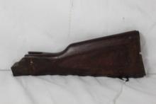 Small wood rifle wood butt stock. Used.