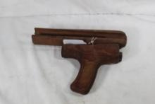 AK-47 wood handle and forearm. Used.