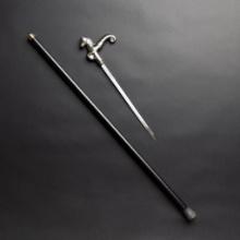 Horse-Head Design Cane Sword with 13" blade