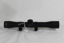 Leupold 2.5x 22 duplex pistol scope with rings. Used, but in excellent condition.