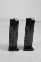 Two Ruger P95, 9mm 12 round magazines. In bags.