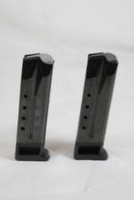 Two Ruger P95D 9mm 12 round magazines. In bags.