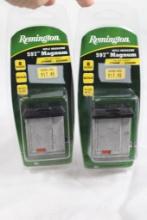 2 Remington 8 rd 597 Magnum mags for .17HMR and .22 WMR