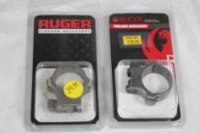 2 Ruger scope rings new in pkg
