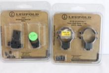 1 Leupold scope base with 1- 1" scope rings