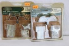Two sets of Weaver quick detach 1" silver scope rings. In package.