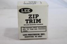 Lee Zip Trim case trimmer missing some pieces. In box.