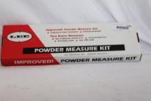 Lee powder measure kit with slide calculator. In factory box complete in excellent condition.