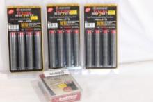 One package of Hornady XTP Hunter 50 cal 240gr JHP sabot bullets and three packages of Triple Seven
