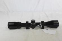 One Bushnell 3-9x40 duplex rifle scope, with rail mount rings. Like new.