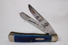 Case Nolan Ryan 5000th Strike/ 300th career win out commemorative trapper in case, one of 1500 made