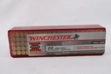 One unopened box of Winchester Super X 22LR 37 gr ammo, 100 cnt