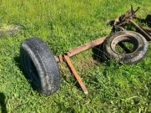 Mobile Home Axle with Tires